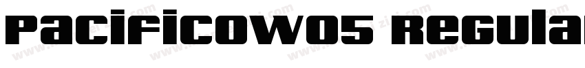 PacificoW05 Regular Regular字体转换